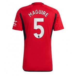 Manchester United Harry Maguire #5 Koszulka Podstawowych 2023-24 Krótki Rękaw